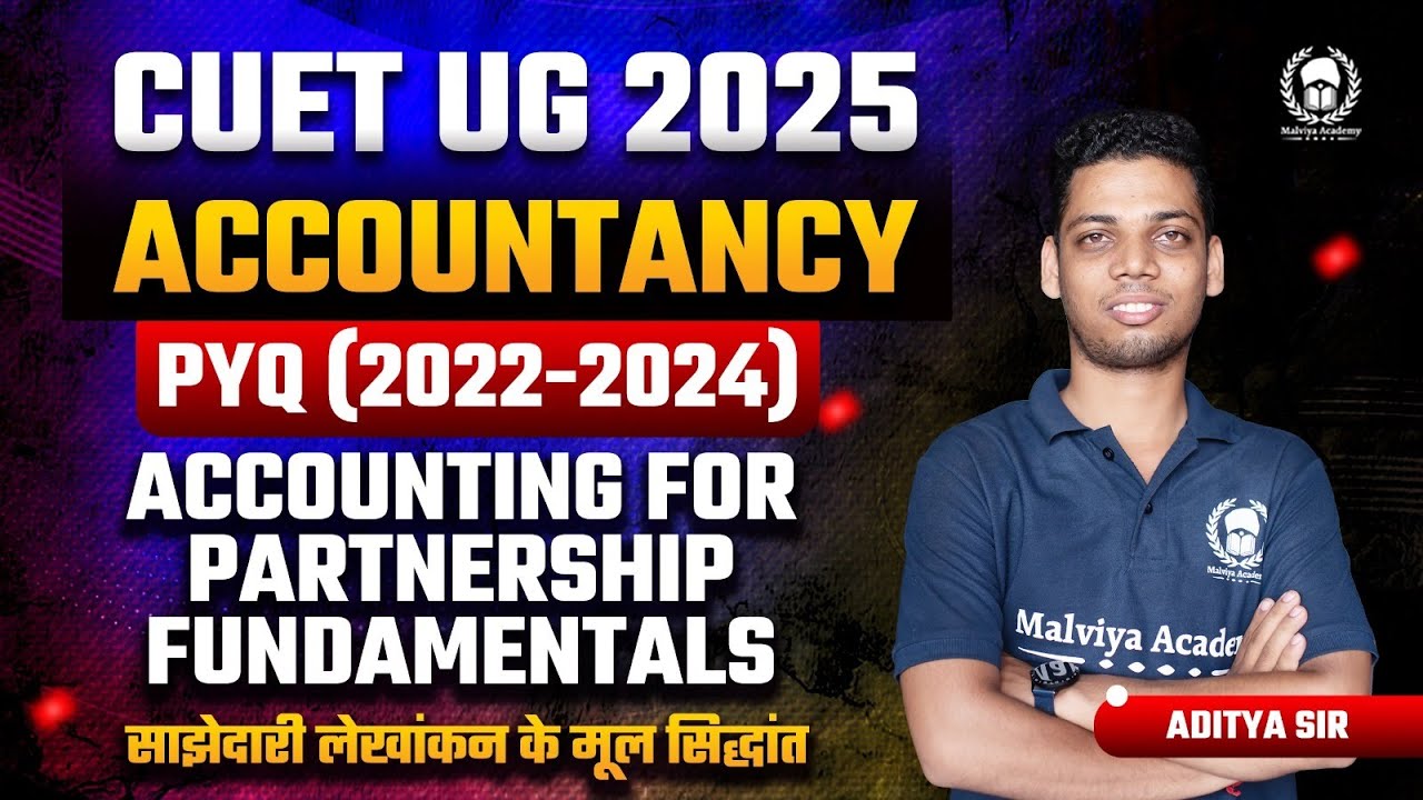 Cuet 2025 Accounatncy previous year solution | Accounting for ...