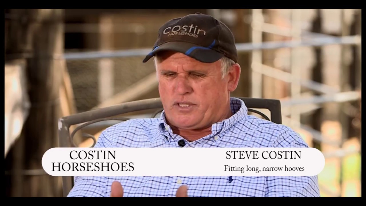 Steve Costin Fitting Costin Horseshoes on Long, Narrow Hooves YouTube