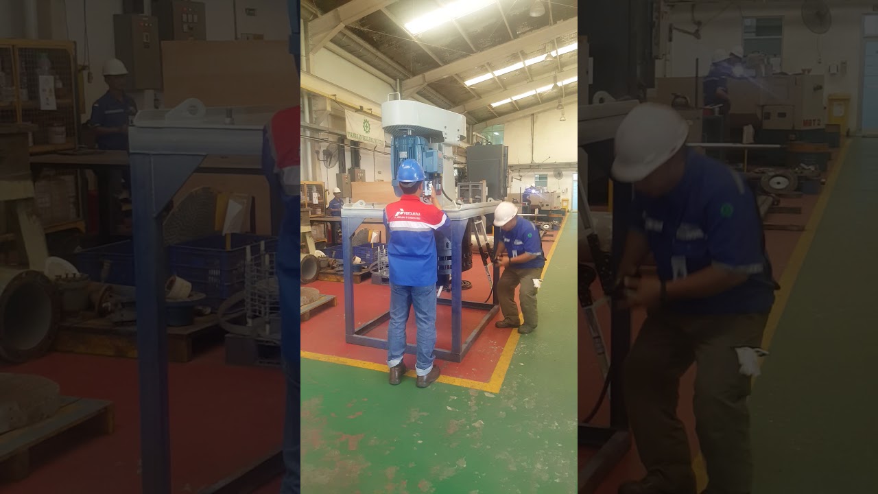 Test Agitator for depurator project wemco