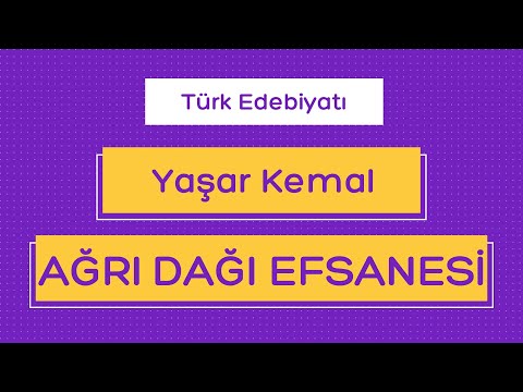 Yaşar Kemal - Ağrı Dağı Efsanesi Roman Özeti