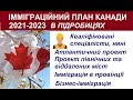 Новий план імміграції Канади  - квоти за категоріями іммігрантів на 2021, 2022, 2023 роки