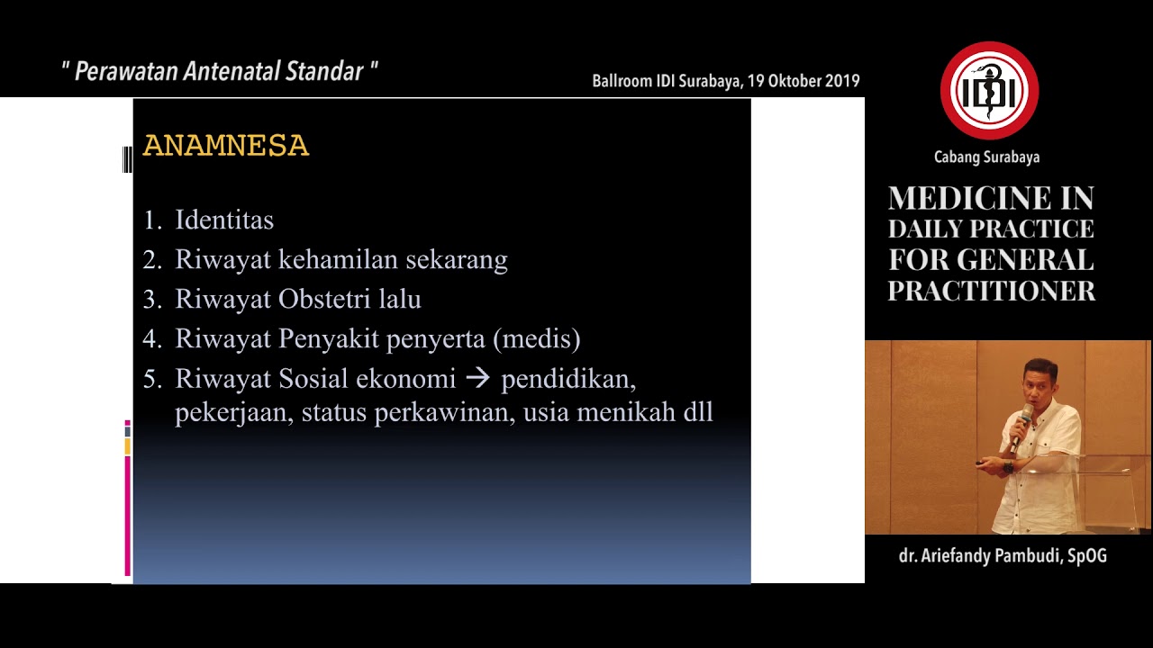 006 Perawatan Antenatal Standar - dr. Ariefandy Pambudi, SpOG