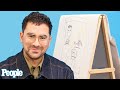 Dan Levy Tries Drawing From Memory | PEOPLE