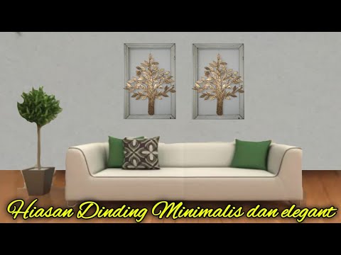 Kerajinan Tangan Cara Membuat Hiasan Dinding Minimalis  