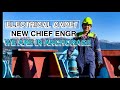 NEW CHIEF ENGINEER AND ELECTRICIAN CADET | Life at Sea