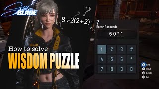 How to Solve Wisdom Puzzle and Simple Puzzle in Stellar Blade Hints Tips and Tricks