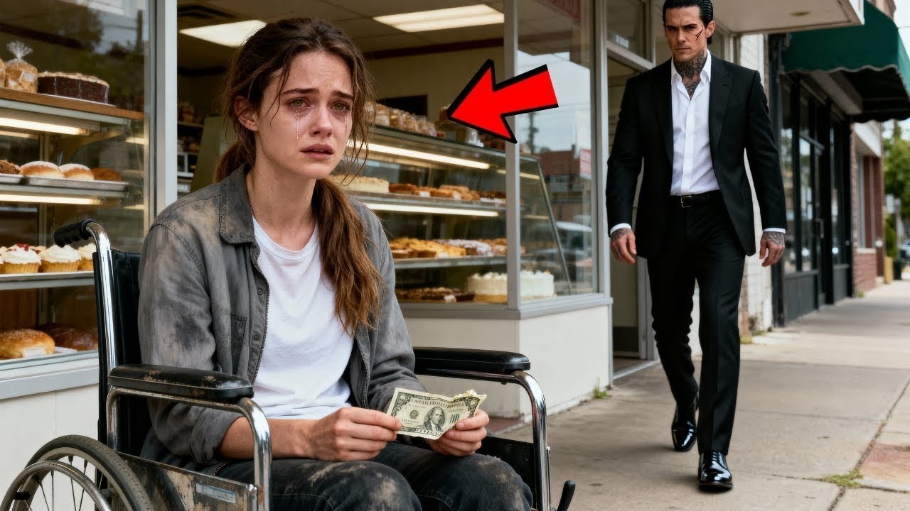 Armes behindertes Mädchen hatte nur 1 $ für Kuchen — bis der Mafiaboss herein kam und das tat