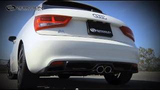 Audi A1 ZEROSUN センターデュアルマフラー sound - YouTube