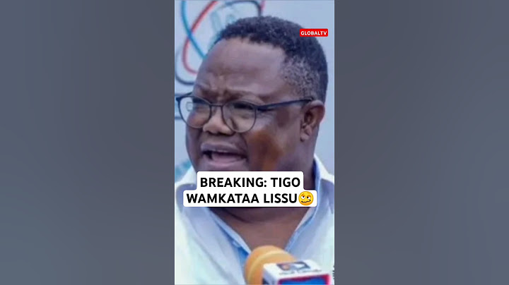 BREAKING: TIGO WAMKATAA LISSU🥺🥴🔥 #shortsvideo #viralvideo #trend #youtube #chadema #mbowe #globaltv