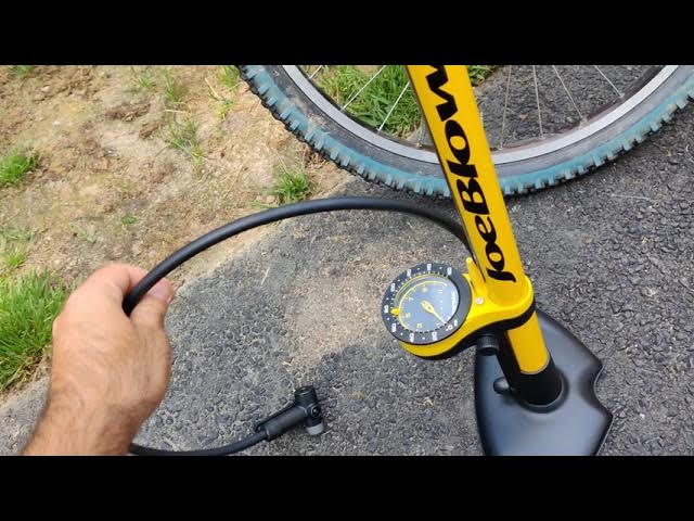 Topeak Bike Floor Pump JoeBlow Sport 2Stage Black/Yellow
