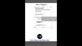 types of recursion funnction