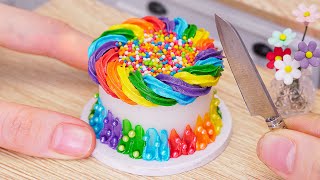 1000 Collection Mini Bakerys Cake Easy Miniature Cake Decorating Ideas - Rainbow Chocolate Cake