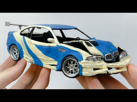 BMW M3 e46 как в NFS, разбил машину из пластилина, краш тест