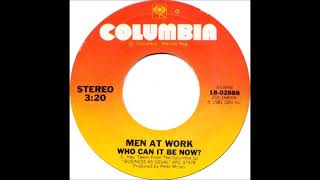 Men At Work - Who Can It Be Now (B♭2 - C5) - in the key of E♭ major