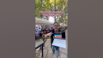 Showing my indie games trailer to randoms on the street. It didn’t go as planned #gamedev #indiegame