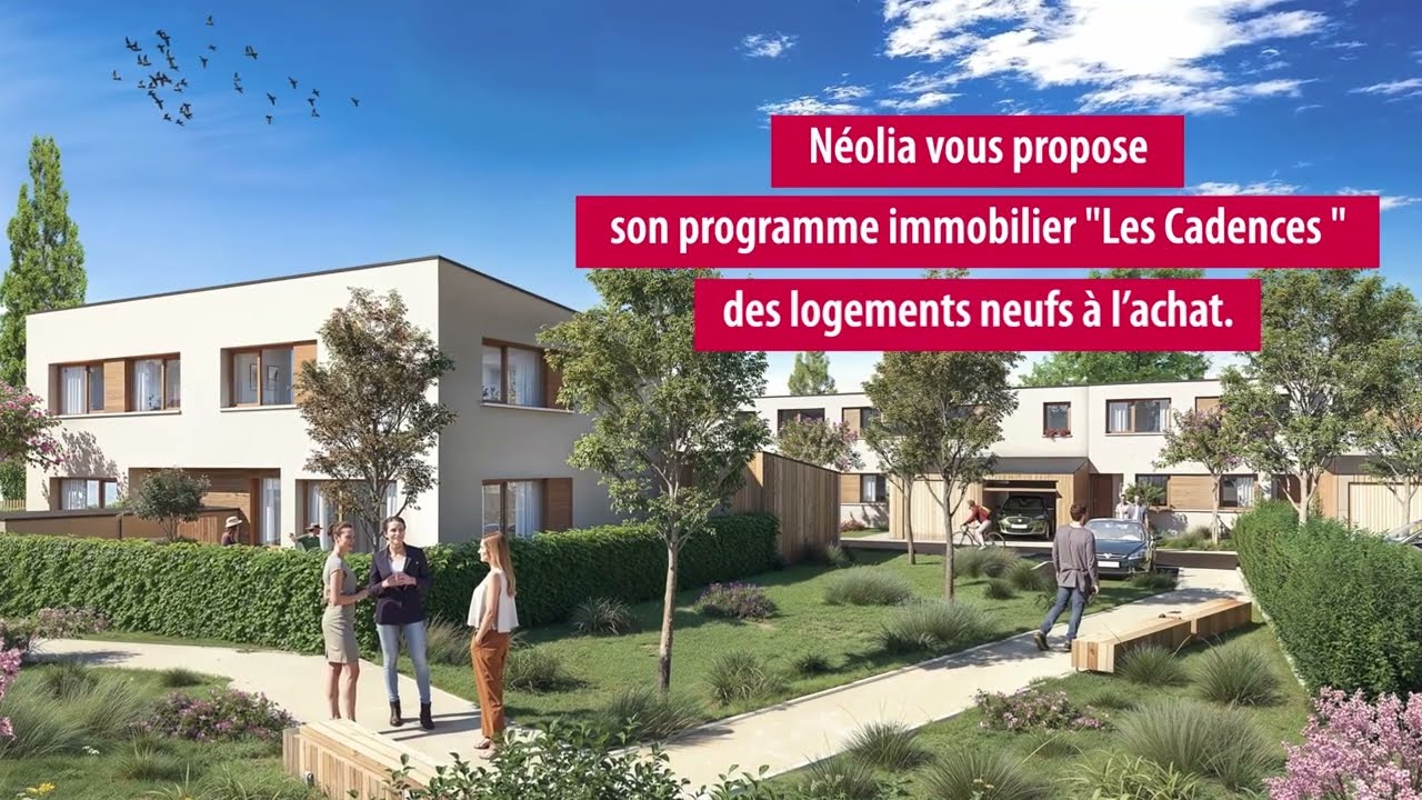 Les Cadences, maisons de ville rue Mozart à Montbéliard