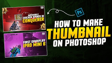 How To Make Thumbnail On Photoshop | Make PUBG/BGMI Thumbnail On Pc