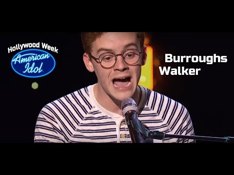 Walker Burroughs sings "Whereabouts" by Stevie Wonder at American Idol HOLLYWOOD WEEK