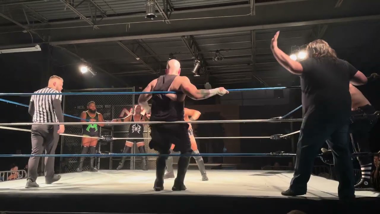 Greek God Papadon, Alvin Alvarez & Spyder vs Bam Sullivan, Mouse & Aiden Baal NYWC Trios Semi final