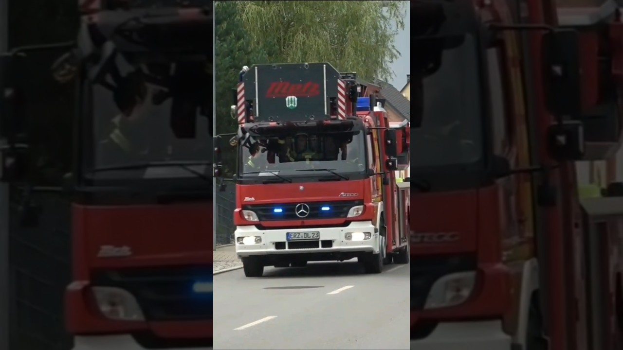 KdoW + HLF 20 + LF 10 + DLA(K) 23/12 + MTW Feuerwehr Thalheim (Erzgebirge).