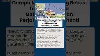 Download Lagu Bekasi Diguncang Gempa M 4,9, Getaran Dirasakan Warga Jakarta hingga Sebabkan KRL Berhenti MP3