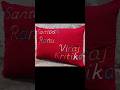 DIY Customise Name Embroidery Pillow✨#diy #customized #name #embroidery #youtubeshorts #shorts