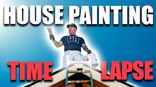 Painting The Exterior of a House | Timelapse Of Exterior Painting