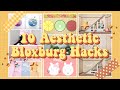 Bloxburg : 10 Aesthetic Building Hacks | Tips & Designs | Series 5