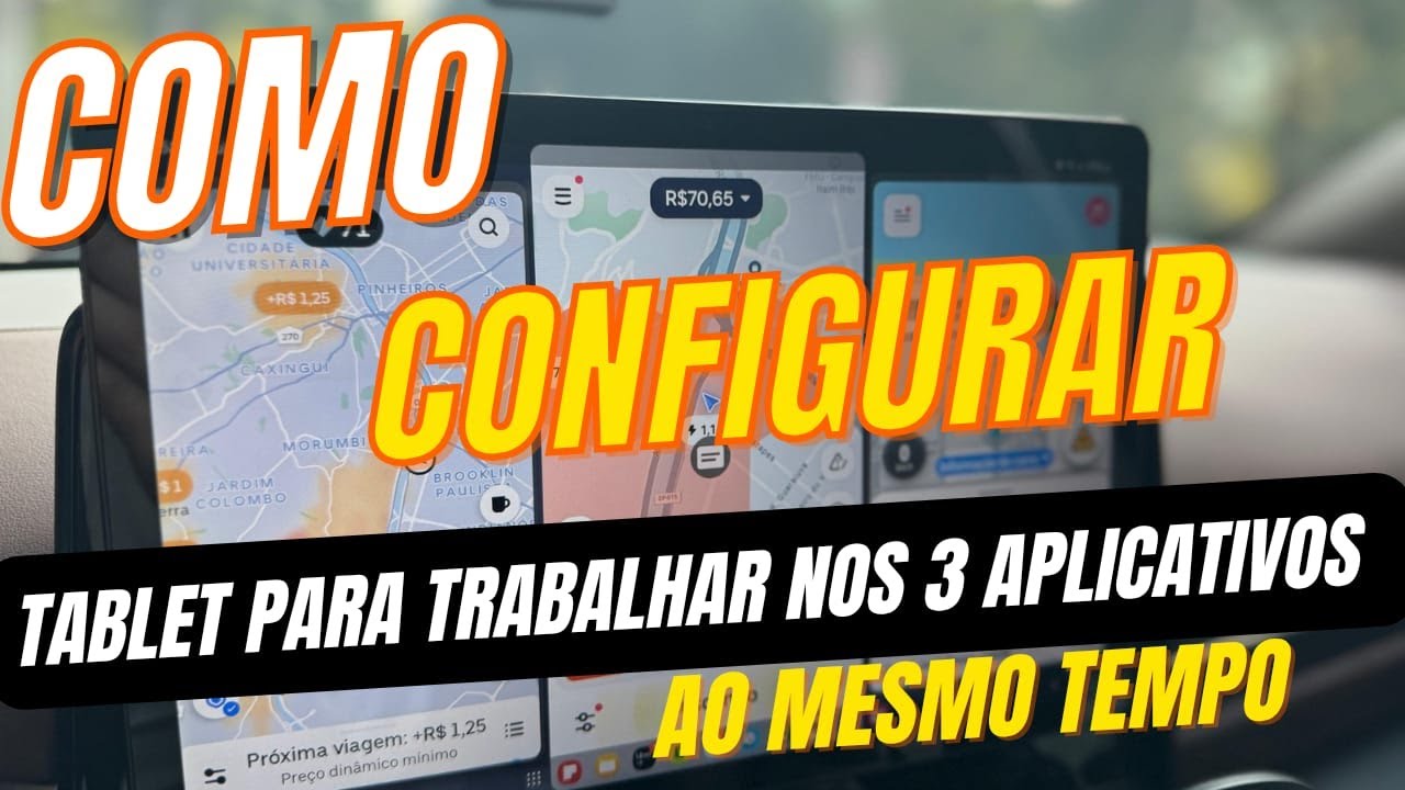 COMPREI UM TABLET PARA TRABALHAR NOS APLICATIVOS UBER 99 E INDRIVE
