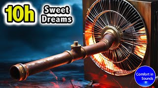 Heater & Fan Noise through a tube (no ads) White Noise, Black Screen | Sleep, Study, Meditate screenshot 5