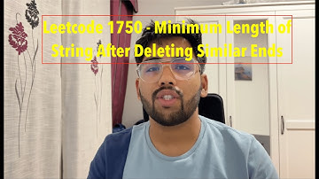 Minimum Length of String After Deleting Similar Ends - 1750 | Daily Leetcode Challenge - 03/05/2024.