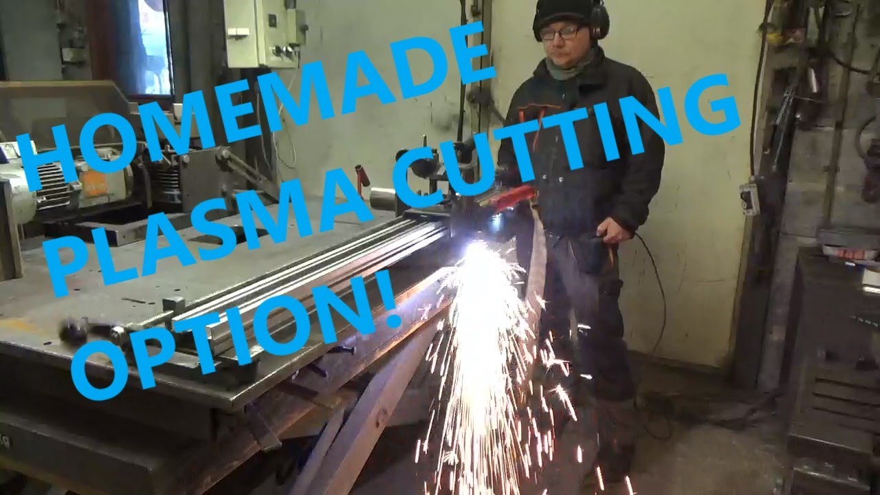 Omavalmiste plasmaohjain osa 1/2 Homemade plasma cutting jig straight