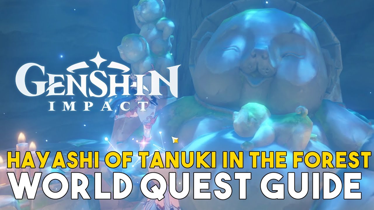 Genshin Impact Hayashi Of Tanuki In The Forest World Quest Guide - YouTube
