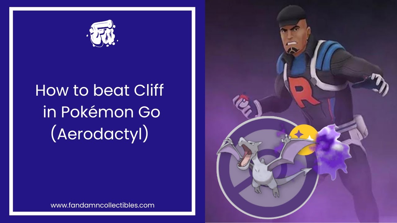 How to beat Cliff in Pokémon Go (Aerodactyl) June/July 2023 YouTube