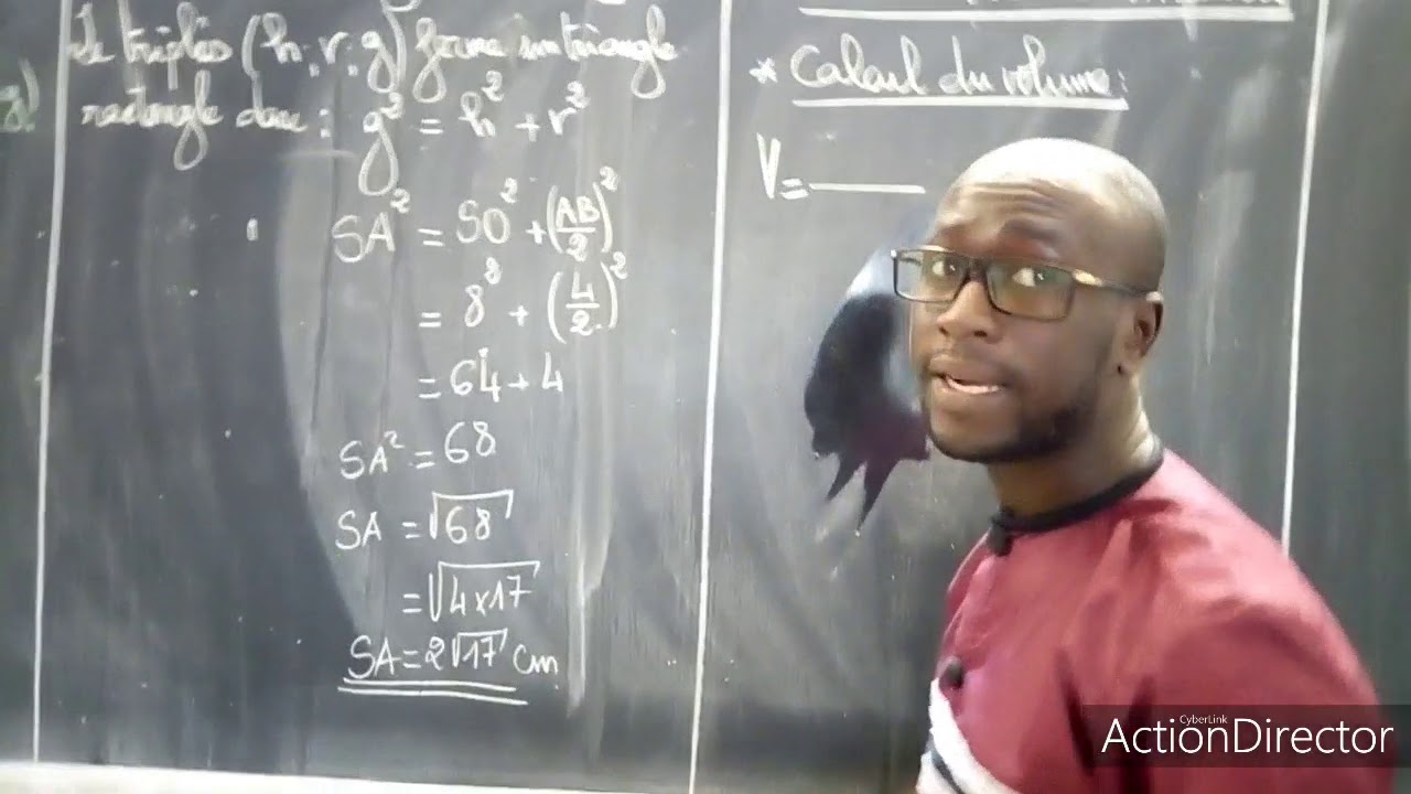 Géométrie dans l'espace_cone de révolution_#3eme.