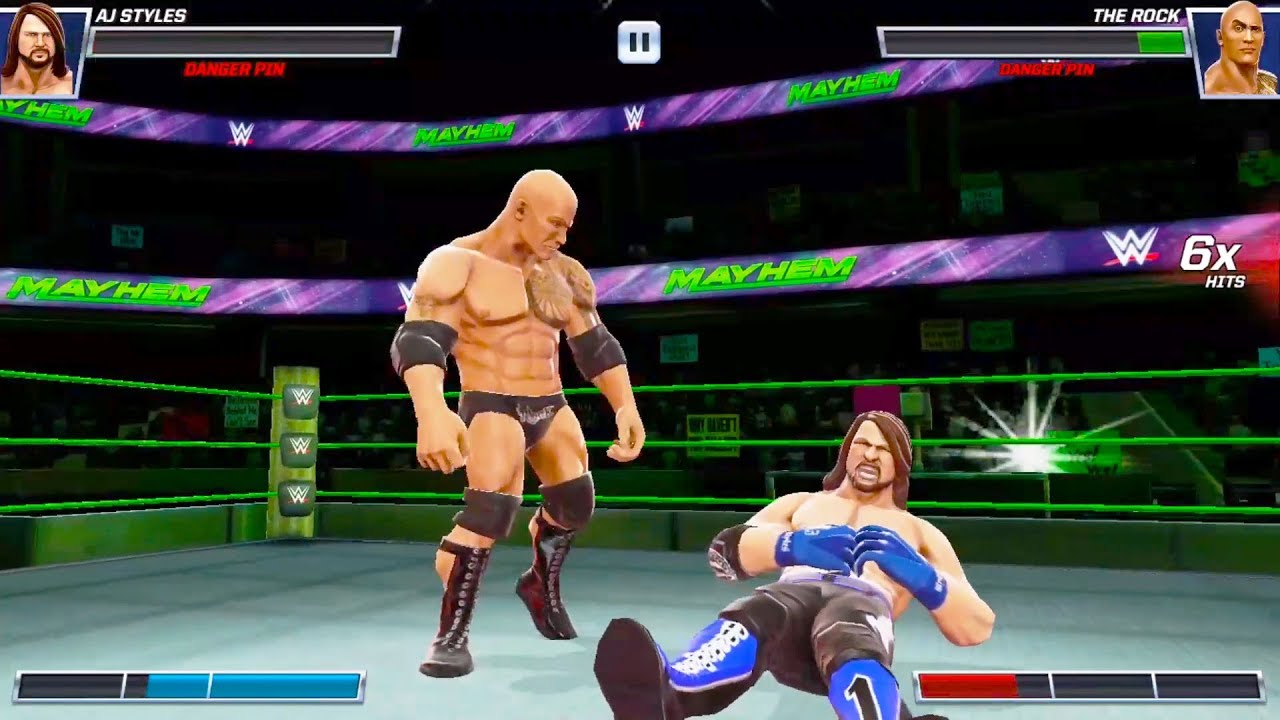 WWE Mayhem Walkthrough Gameplay #2 | Best Android Games 2018 ...