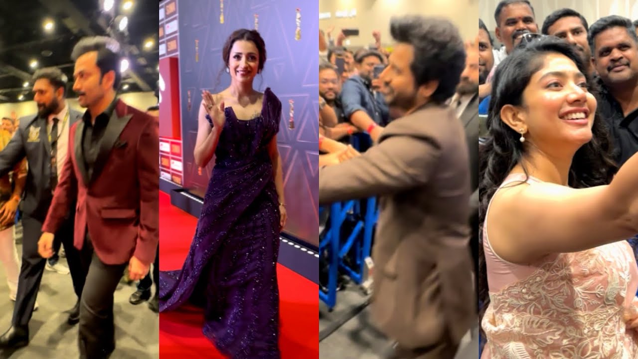 Look How Sai Pallavi Kamal Hassan Sivakarthikeyan Kamal Hassan Trisha Meet Fans At Siima Award 2025