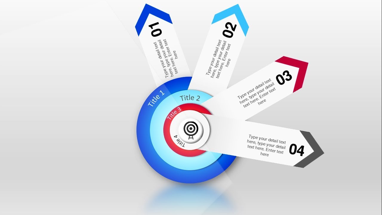 Create 4 step Circular Infographic design in PowerPoint/Animated PPT ...