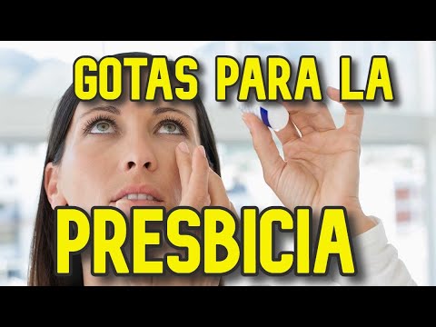 Adiós a los Lentes? Gotas para Presbicia
