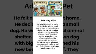 Adopting a Best Friend | Easy English Story for Beginners