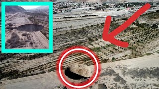 Chilean authorities investigate mysterious large sinkhole near copper mine
