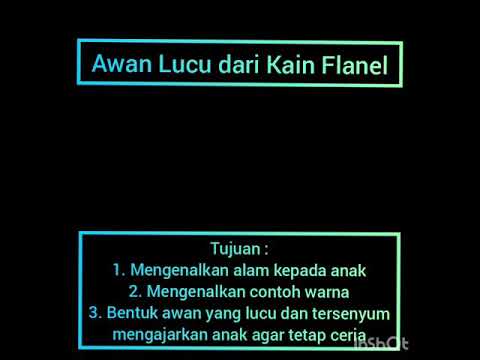  Awan  Lucu dari Kain  Flanel  YouTube