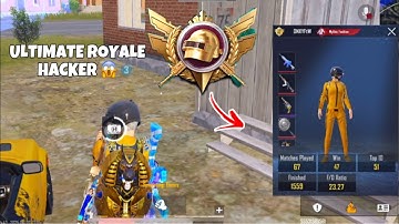 20 KD🤬 in Ultimate Royale | Every Match Cheaters | Peerless To Legend Rank Push🔥Tips And Tricks✅