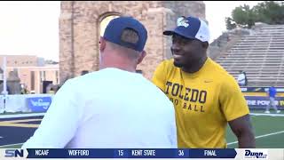Toledo Soars To 63-10 Win Over Central Connecticut State In Home Opener
