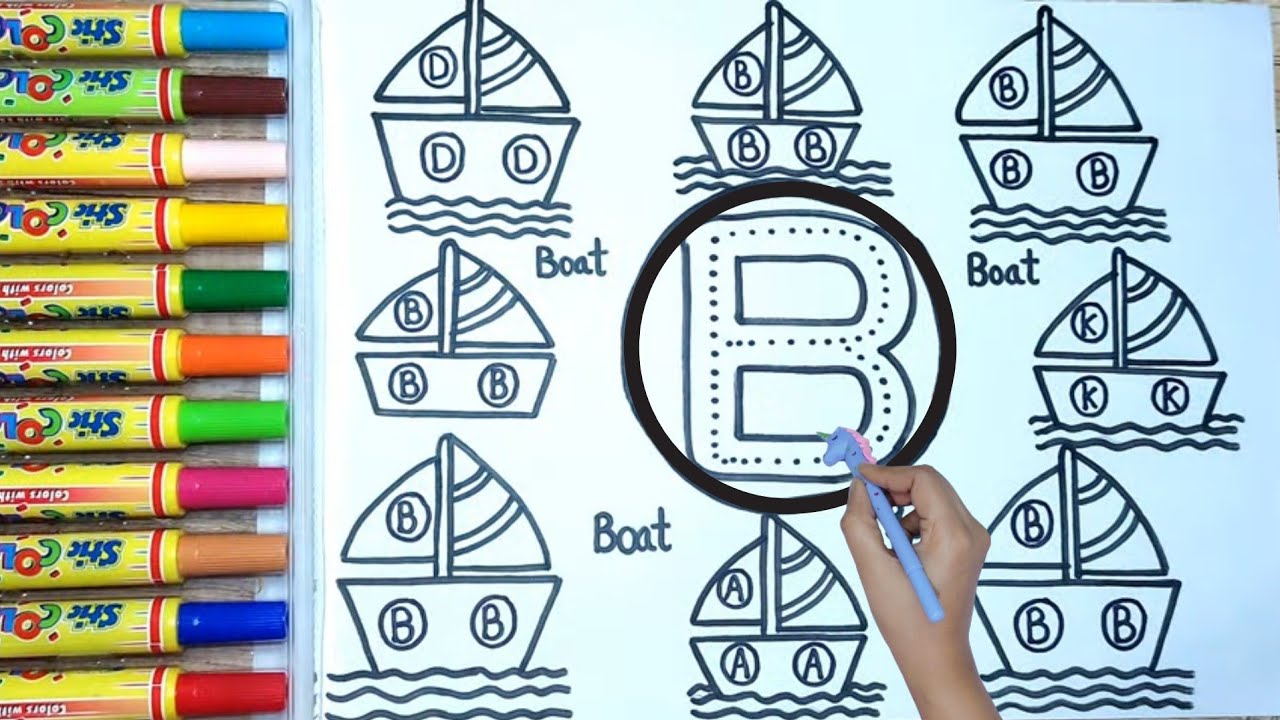 Boat Adventure: Letter 'B' Activity for Preschoolers | Fun Alphabet Search Game! ⛵🌈