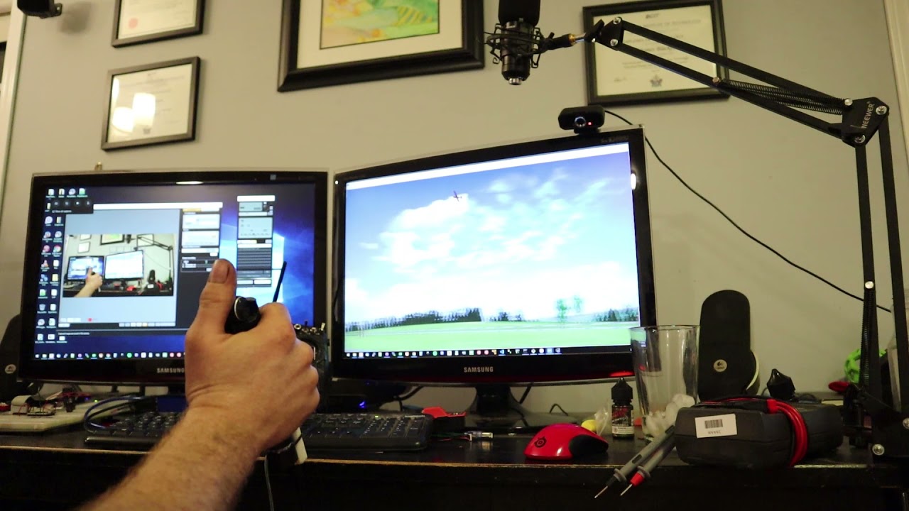 Flight Stick, First Test - YouTube