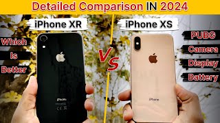 iPhone XS vs iPhone XR in 2024🔥 | Detailed Comparison in Hindi-Camera-PUBG-Battery⚡️