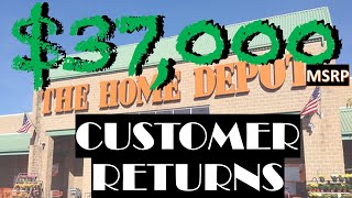 I Bought $37,000 Worth of Home Depot Customer Returns -  6 of 12 Pallets Arrive- Sourcing for Ebay