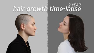 Hair Growth Timelapse  2 Years