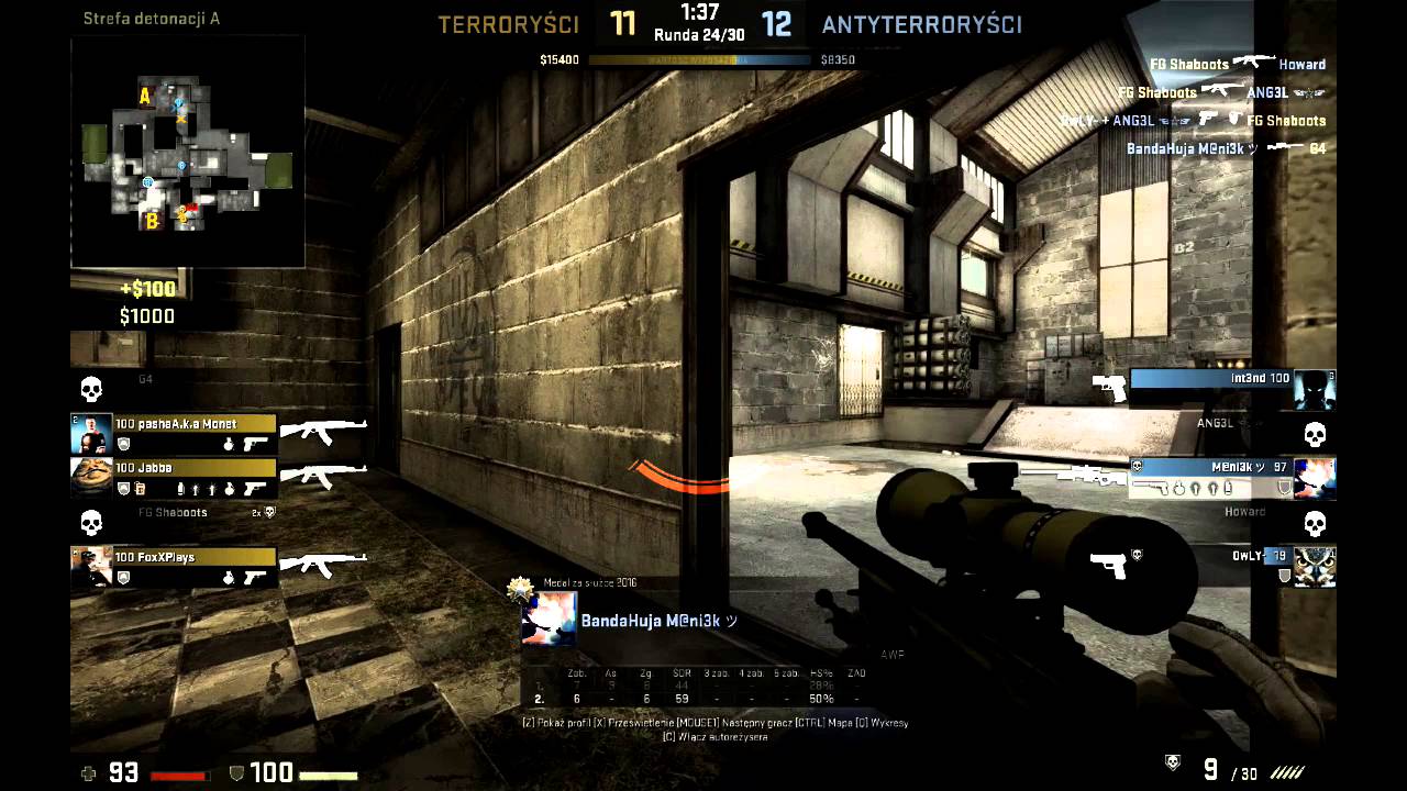 CS:GO sector clear with AWP ||| Cache Quadra kill vs pasha **** NO SCOPE